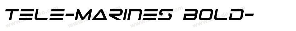 Tele-Marines Bold字体转换